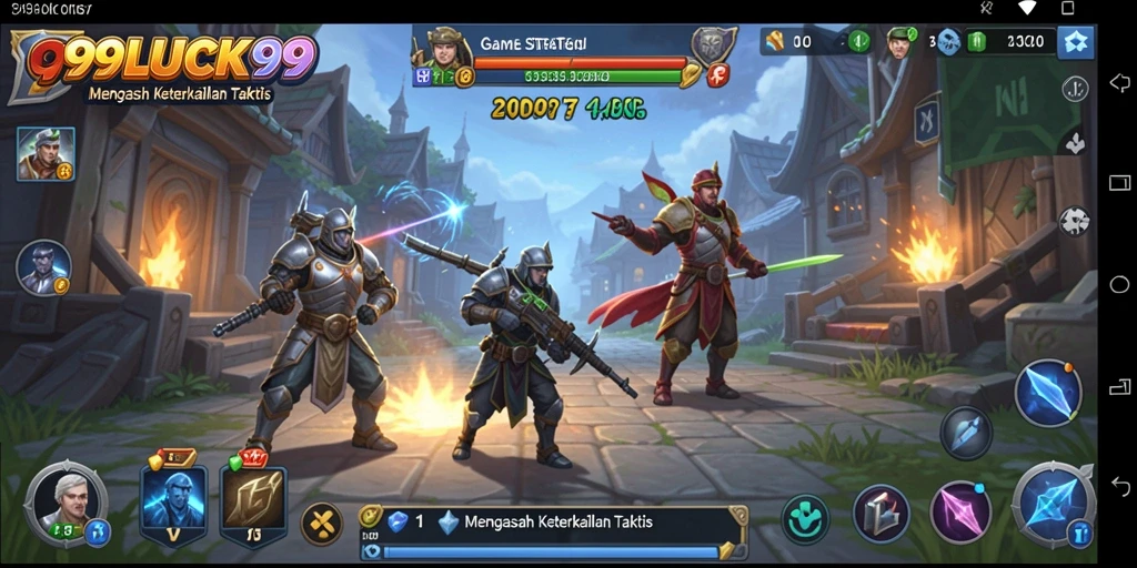Tampilan gameplay <strong>99LUCK99</strong> dengan aksi strategi yang mendebarkan.
