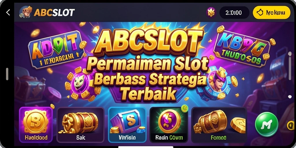 Tampilan gameplay interaktif dan seru dari ABCSLOT.