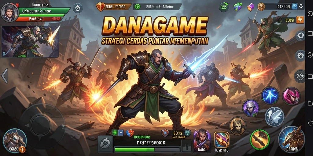 Tampilan gameplay <strong>DANAGAME</strong> yang menegangkan dan strategis.