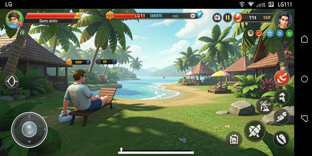 Tangkapan layar gameplay LG111 yang menyenangkan dan menghibur.