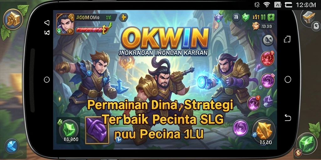 Screenshot menampilkan suasana seru dari gameplay OKWIN.