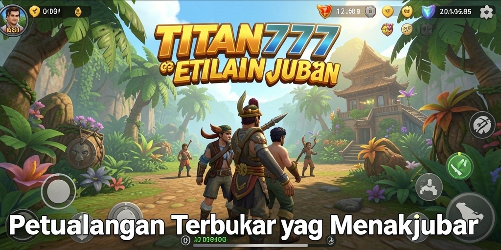 Tampilan gameplay menakjubkan di dunia terbuka TITAN777.