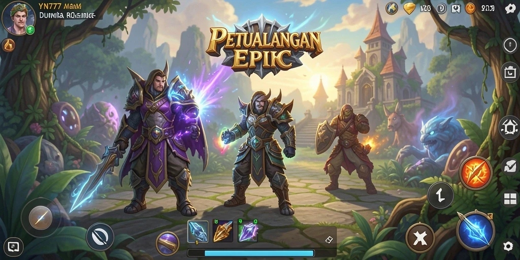 Gameplay seru dan menarik dari YN777 di dunia RPG.